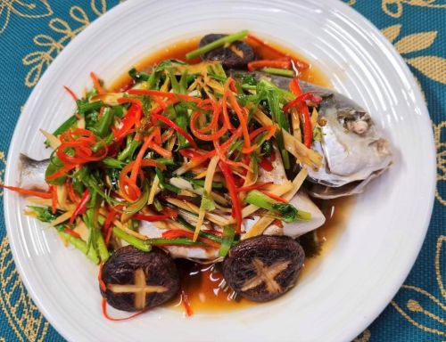 Steamed Fish in Soy Sauce