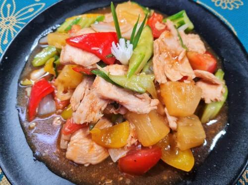Sweet & Sour Chicken with Vegetables