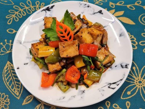Tofu with Black Pepper