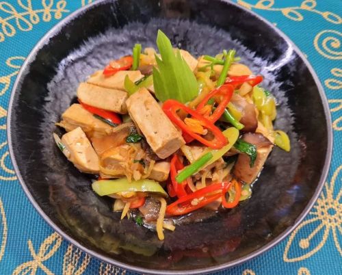 Tofu with Ginger
